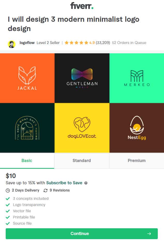 Fiverr Logo Gigs fiverr logo