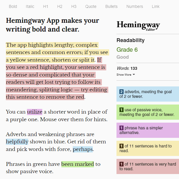 Hemingway Editor Hemingway Editor