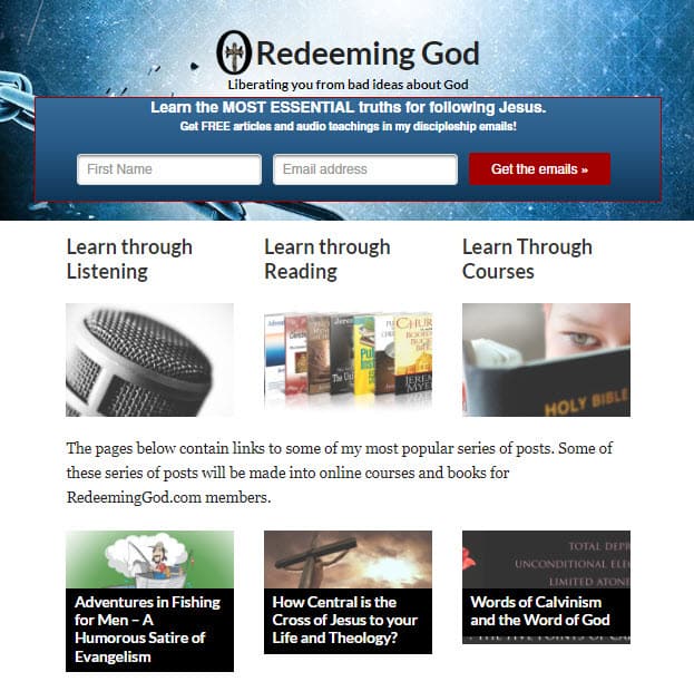 Redeeming God Blog Redeeming God