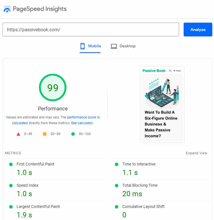 Page Speed Insights Page Speed Insights