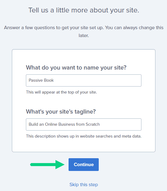 bluehost step 13 bluehost step 13