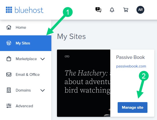 bluehost step 15 bluehost step 15