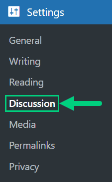 wordpress discussion settings navigation wordpress discussion settings navigation
