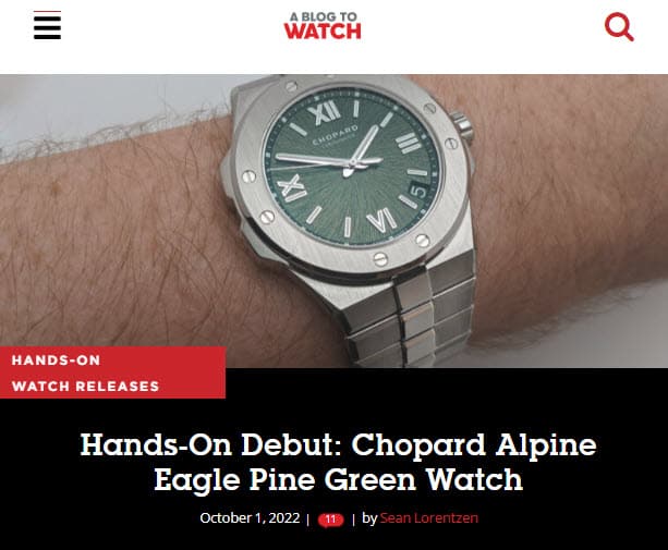 A Blog To Watch A Blog To Watch