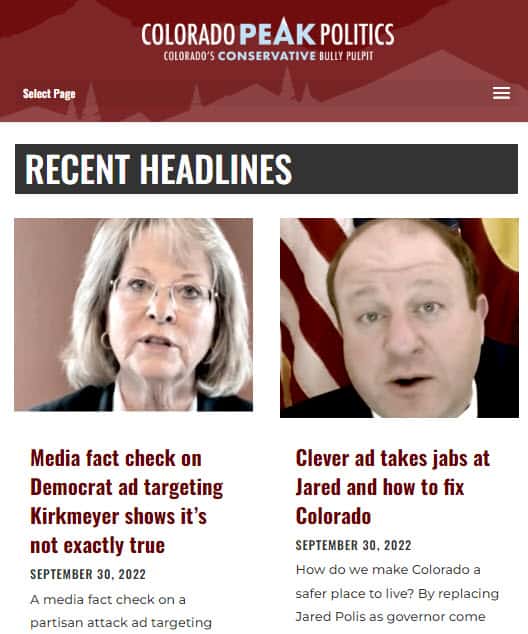 Colorado Peak Politics Colorado Peak Politics