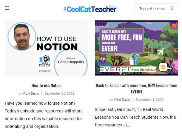 Cool Cat Teacher Cool Cat Teacher