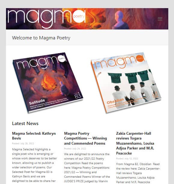 Magma Poetry Magma Poetry
