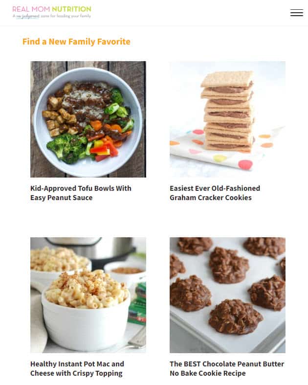 Real Mom Nutrition Real Mom Nutrition