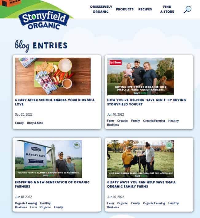 Stonyfield Farm Stonyfield Farm