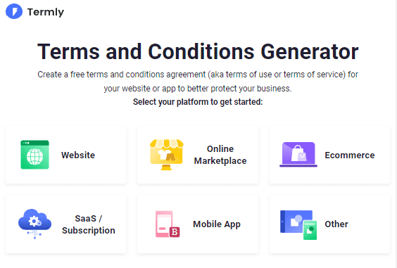 Termly Terms Conditions Generator Termly Terms & Conditions Generator