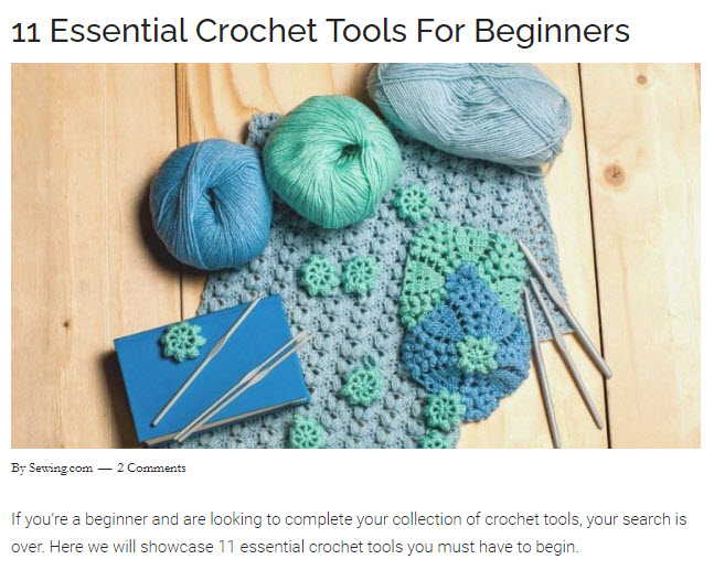 Crochet Blog List Post Crochet Blog List Post Example