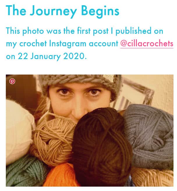 Crochet Blog Personal Stories Crochet Blog Personal Stories Example