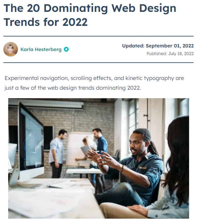 Design Blog News Post Design Blog News Post Example