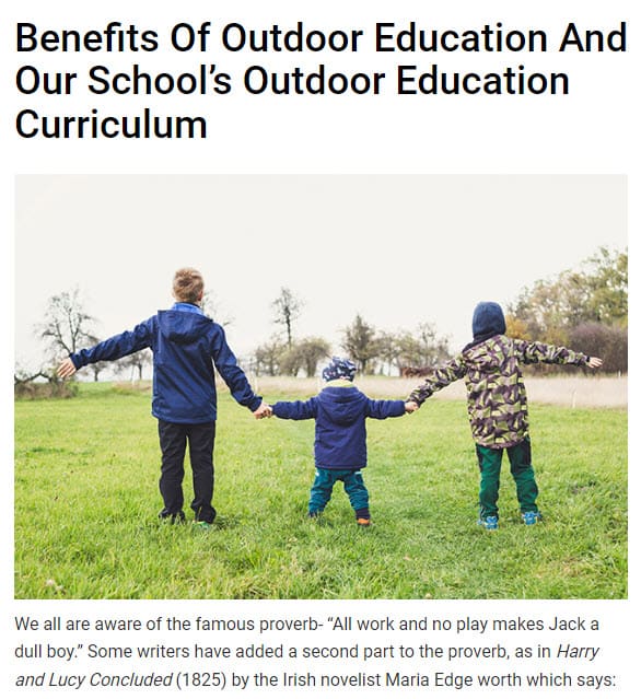Education Blog Research Summaries Post Education Blog Research Summaries Post Example