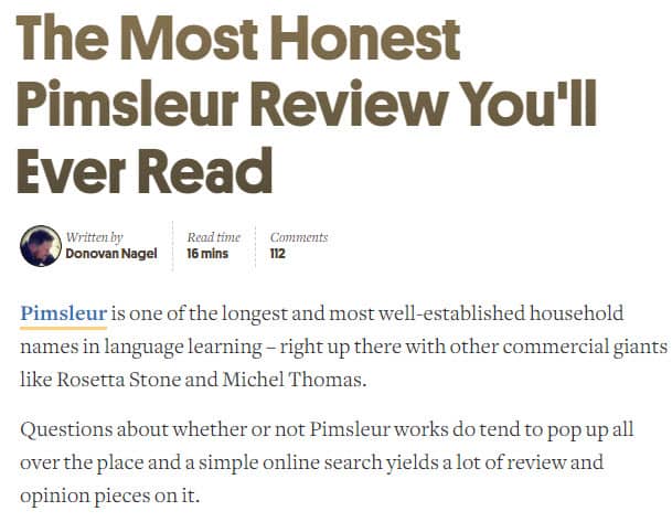 Education Blog Review Post Education Blog Review Post Example