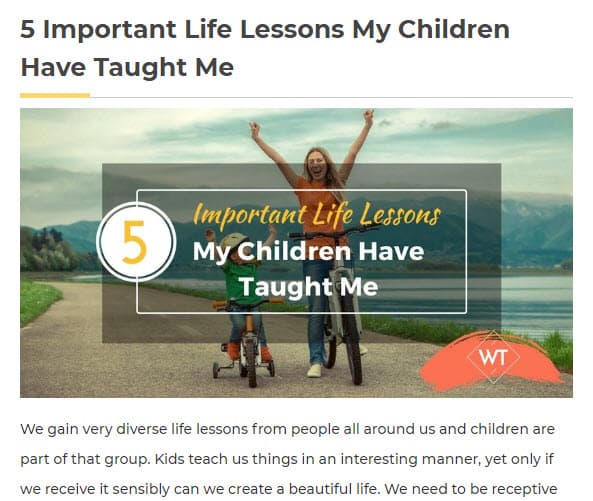 Family Blog Personal Stories Post Family Blog Personal Stories Post Example