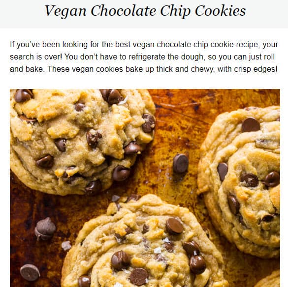 Food Blog Recipe Post Food Blog Recipe Post Example