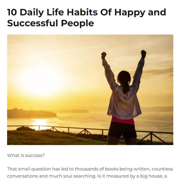 Health Wellness Blog List Post Health Wellness Blog List Post Example