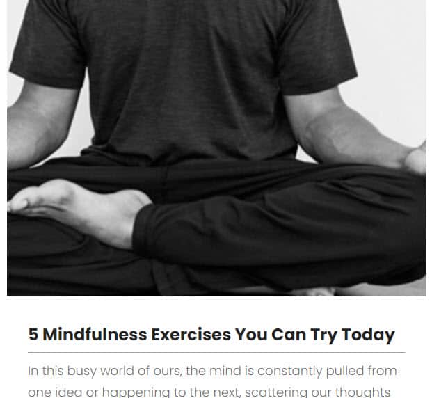 Mental Health Blog List Post Mental Health Blog List Post Example