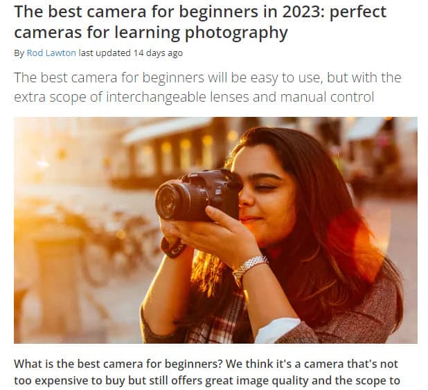 Photography Blog Buying Guide Post Photography Blog Buying Guide Post Example