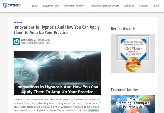Hypnosis Training Academy Hypnosis Training Academy