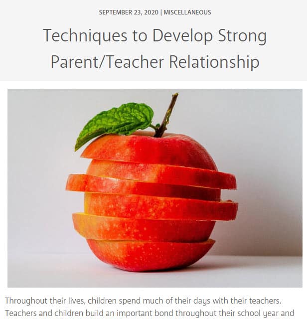 Teacher Blog Parent Teacher Communication Posts Teacher Blog Parent Teacher Communication Posts Example