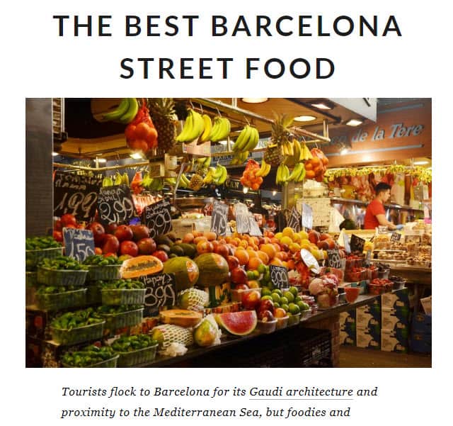 Travel Blog Food Drink Post Travel Blog Food Drink Post Example