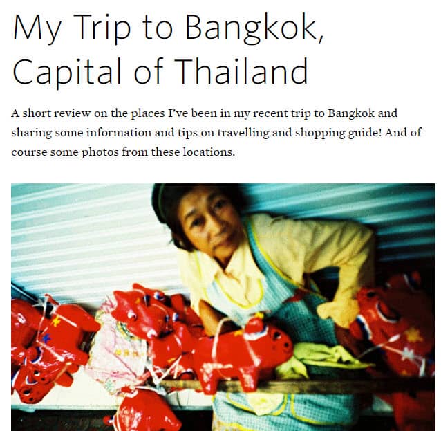 Travel Blog Personal Stories Post Travel Blog Personal Stories Post Example