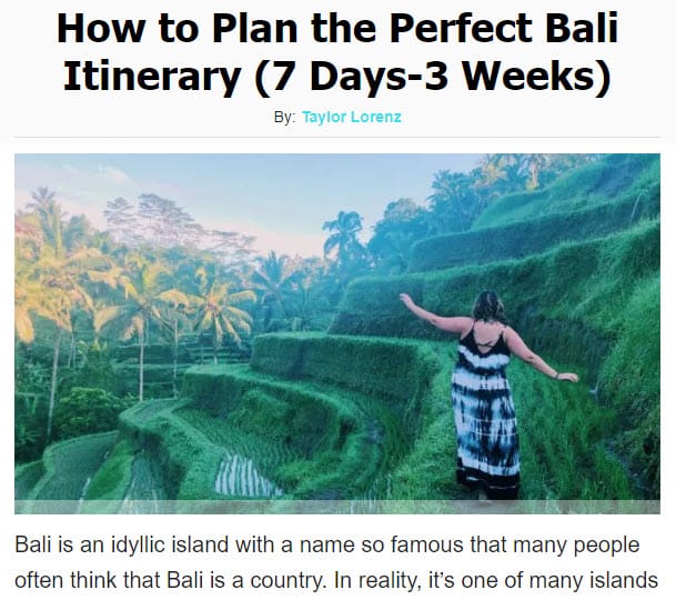 Travel Blog Travel Guides Travel Blog Travel Guides Example