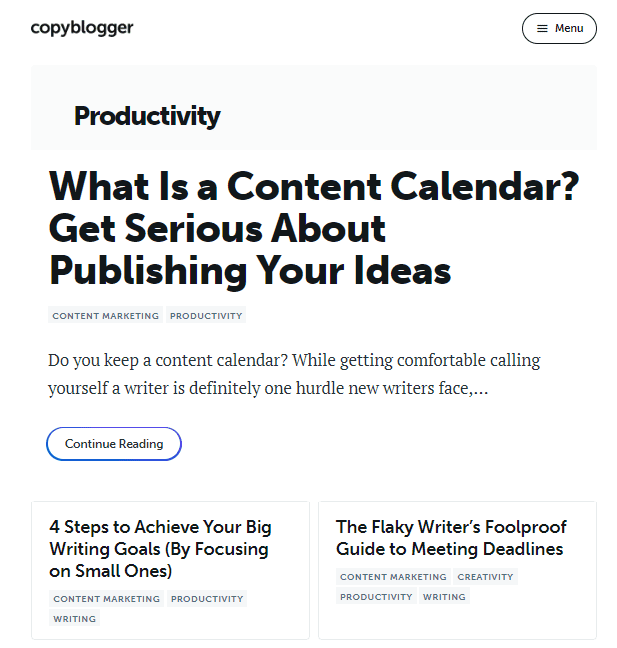 Copyblogger Category Page Copyblogger Category Page