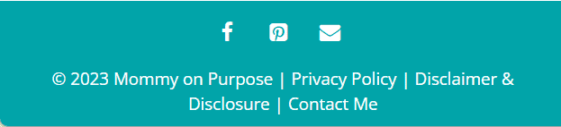 Mommy On Purpose Simple Footer Mommy On Purpose Simple Footer