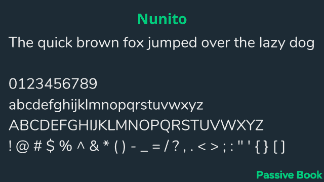 Nunito Font Nunito Font