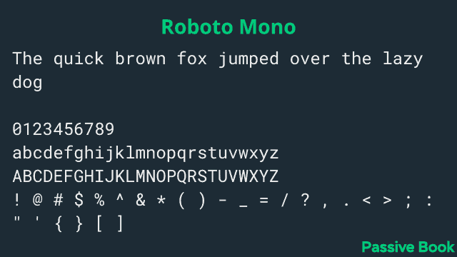 Roboto Mono Font Roboto Mono Font