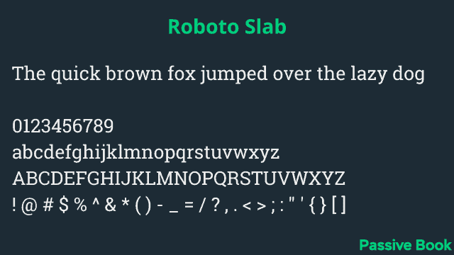 Roboto Slab Font Roboto Slab Font