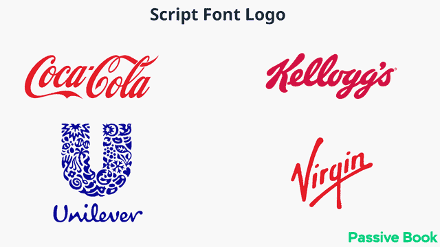 Script Font Logo Script Font Logo
