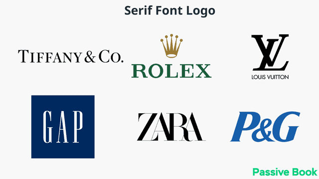 Serif Font Logo Serif Font Logo
