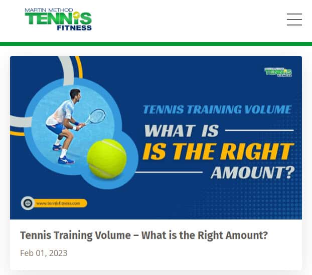 Tennis Fitness Tennis Fitness