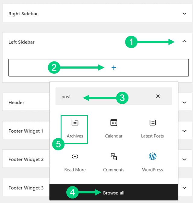 Adding Wordpress Widget Adding Wordpress Widget