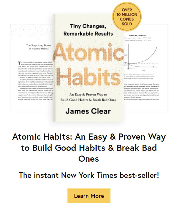 Atomic Habits Book Widget Atomic Habits Book Widget