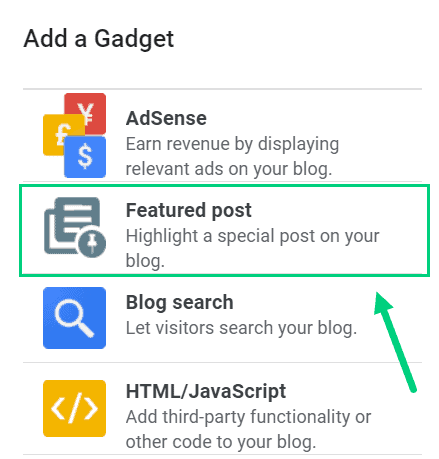 Featured Post Blogger Gadget Featured Post Blogger Gadget