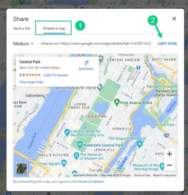 Google Maps Embed Step 2 Embed Google Maps Embed Step 2 Embed