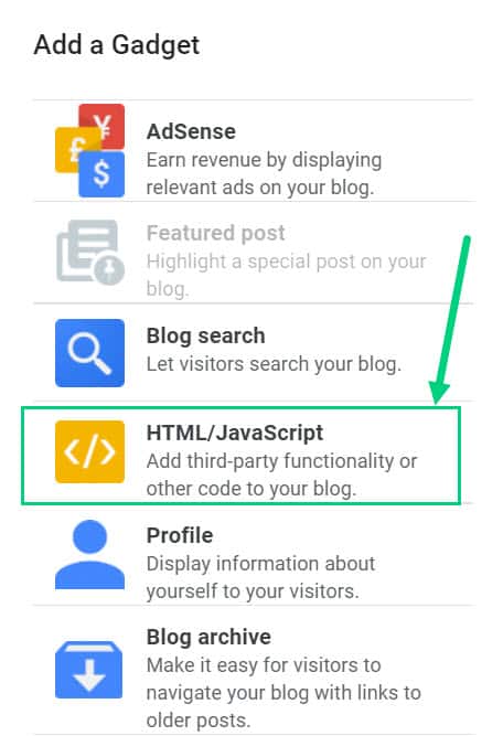 Html Gadget For Blogger Html Gadget For Blogger