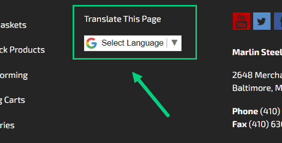 Translate Widget Translate Widget