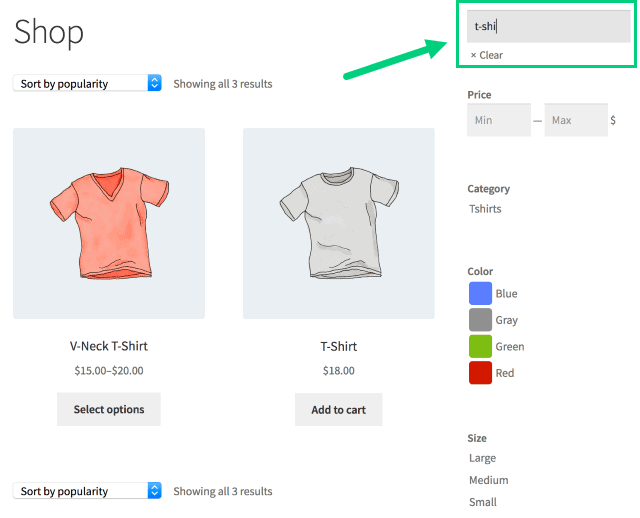 Woocommerce Product Search Woocommerce Product Search
