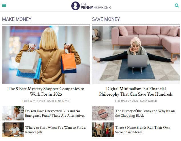 Penny Hoarder Website Penny Hoarder Website