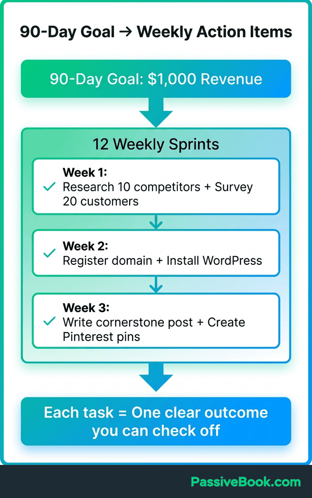 90 Day Goal Breakdown Weekly Tasks 90 Day Goal Breakdown Weekly Tasks