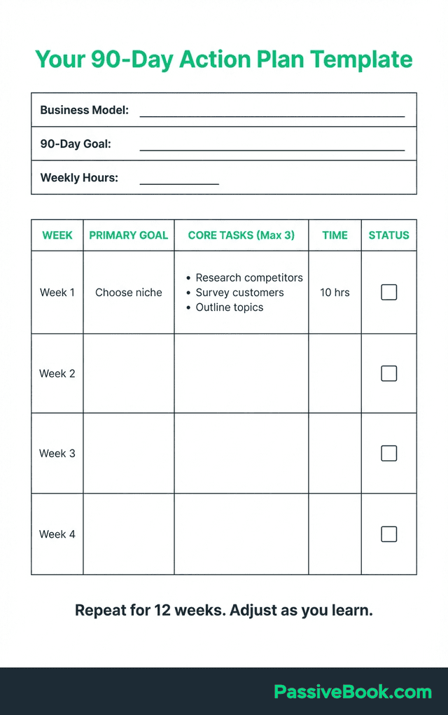 Blank Action Plan Template Visual Blank Action Plan Template Visual