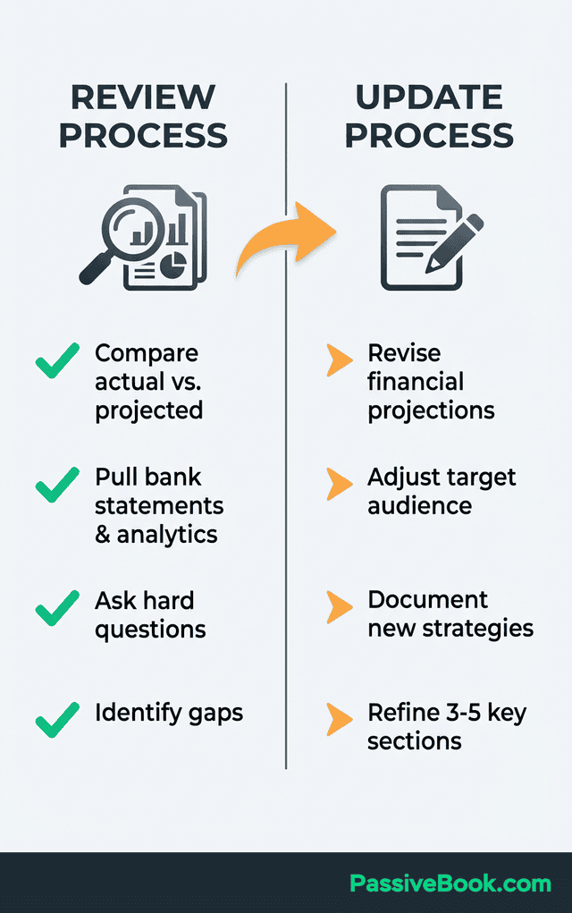 Business Plan Review Versus Update Process Business Plan Review Versus Update Process