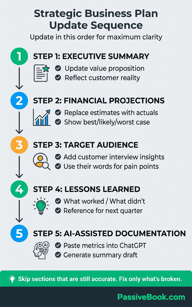 Business Plan Update Sequence Guide Business Plan Update Sequence Guide