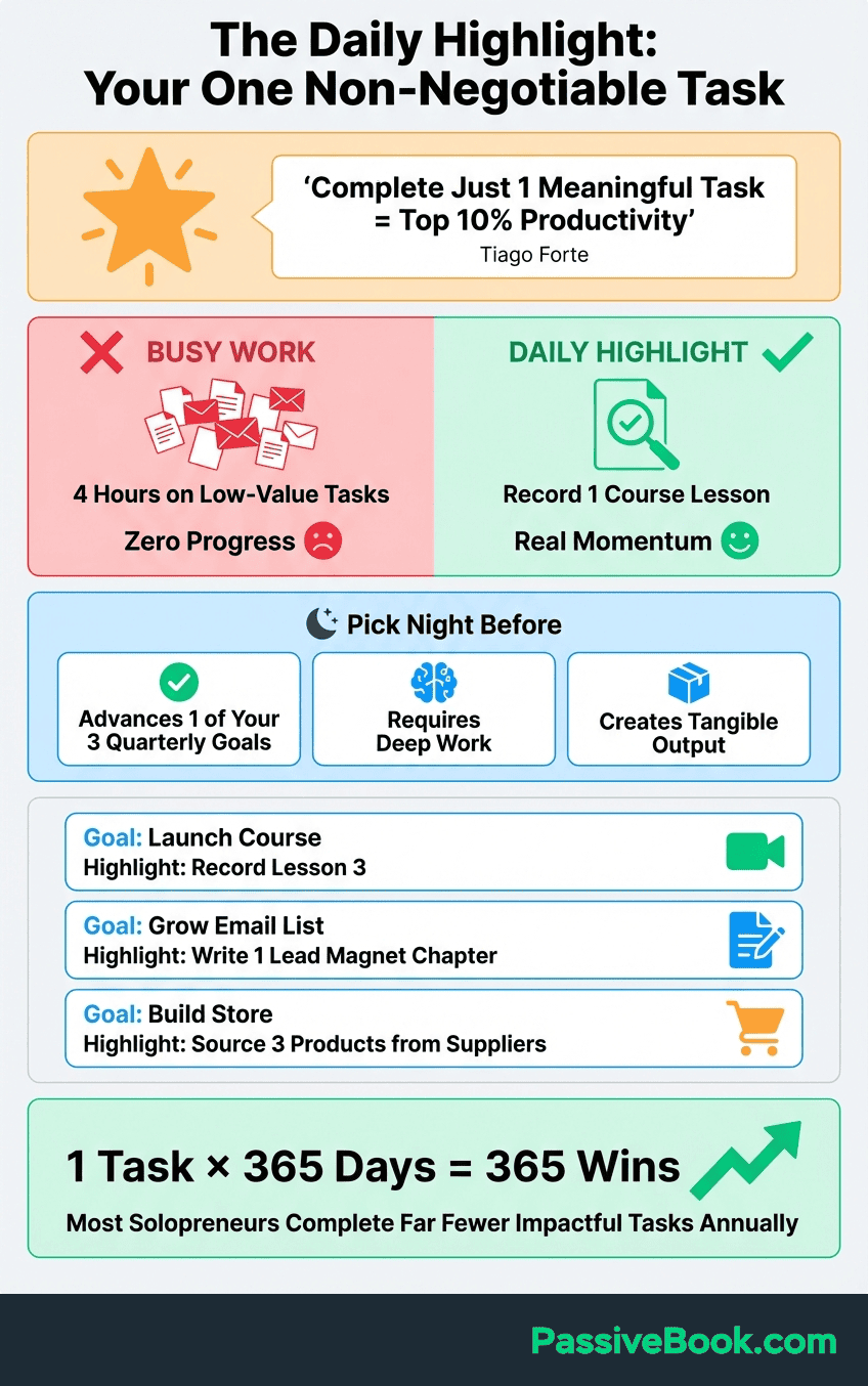 Daily Highlight Method Visual Guide Daily Highlight Method Visual Guide